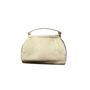 Gold mini purse with handle top